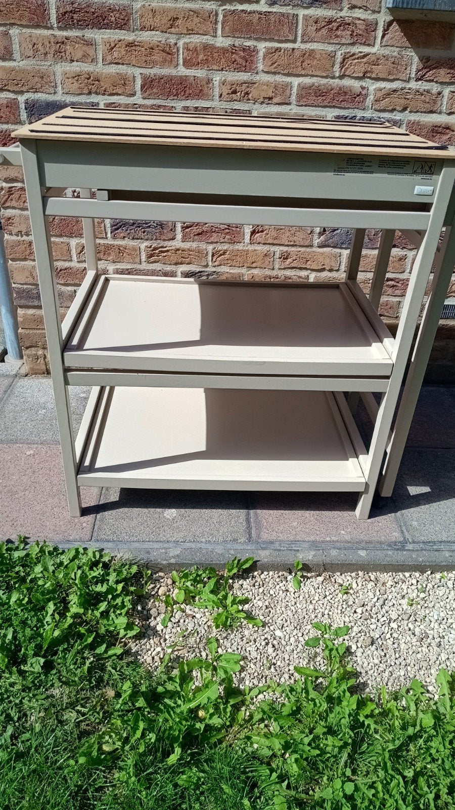 Meuble à langer Quax, Enlèvement
