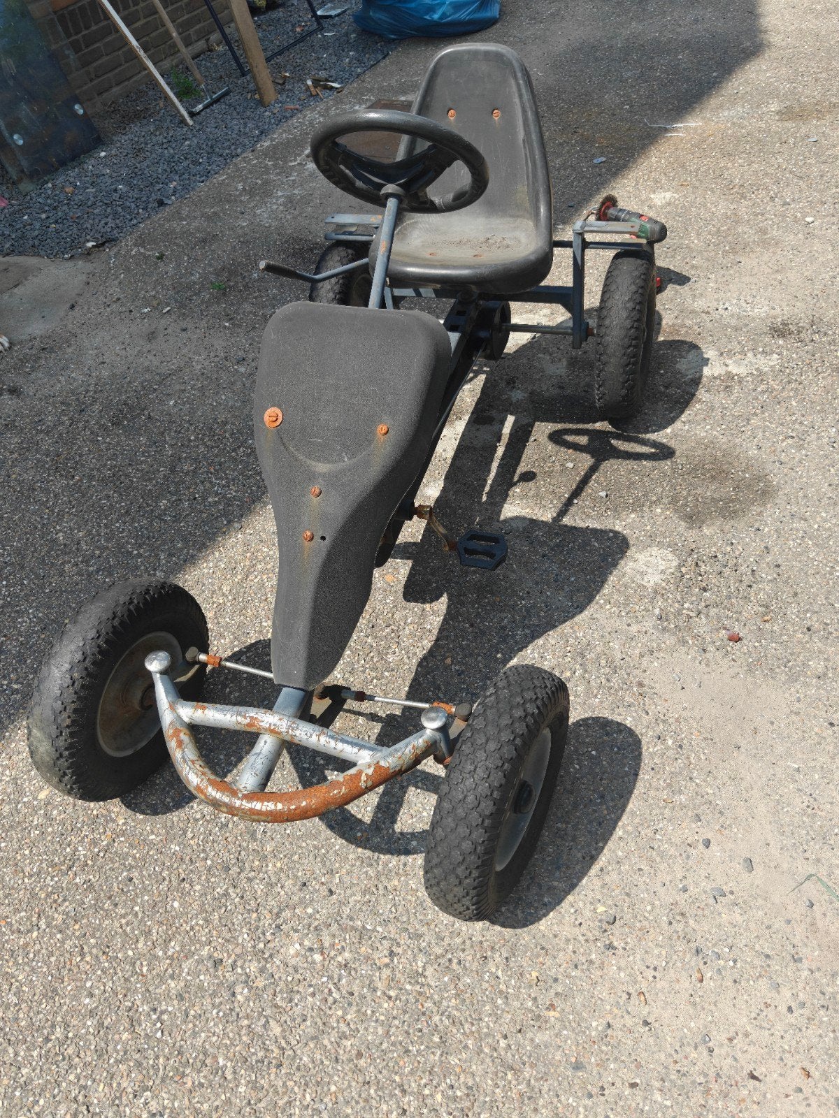 Go-kart, Ophalen, Gebruikt, Trapvoertuig