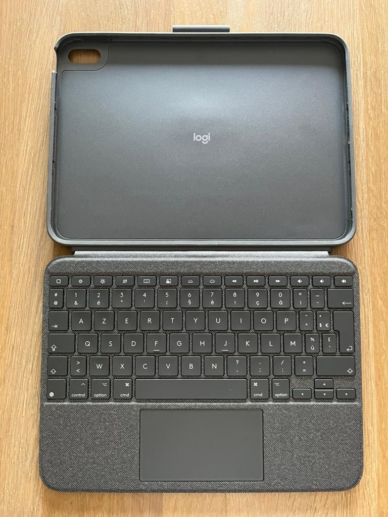 Logitech combo touch voor Apple iPad gen10, Enlèvement, Comme neuf