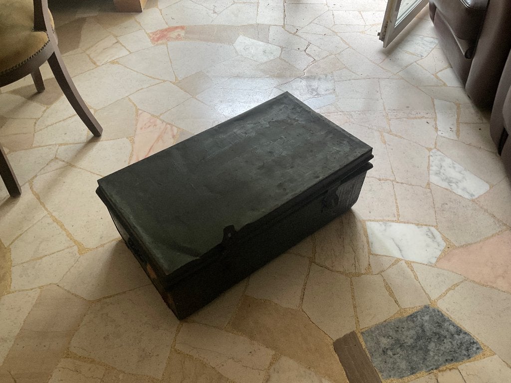 Coffre militaire solide et pratique, 50 à 100 cm, Enlèvement, Utilisé, Métal