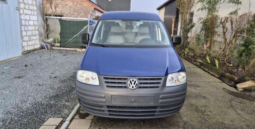 Volkswagen Caddy – 1.4 Benzine Bj 2007 120000km, Auto's, Electronic Stability Program (ESP), Blauw, Bedrijf, Stof