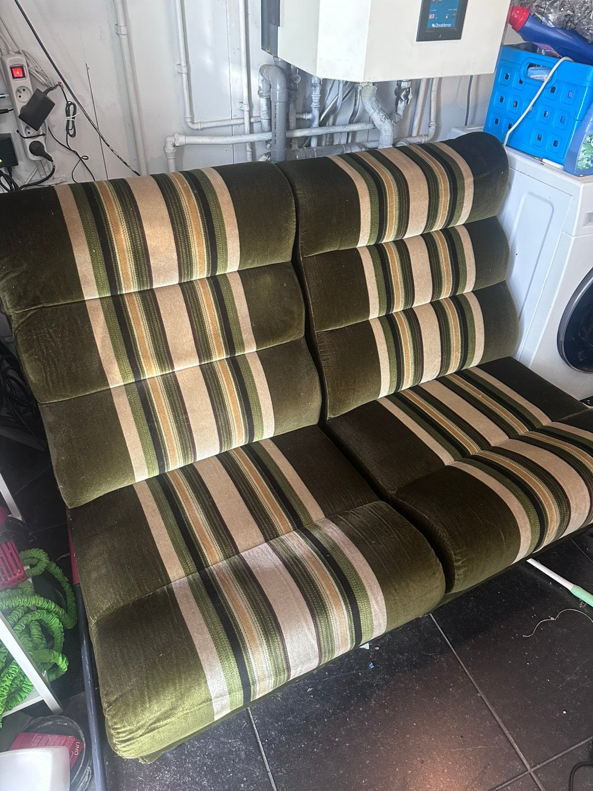 2 modulaire vintage zetels, Tuin en Terras, Ophalen, Zo goed als nieuw