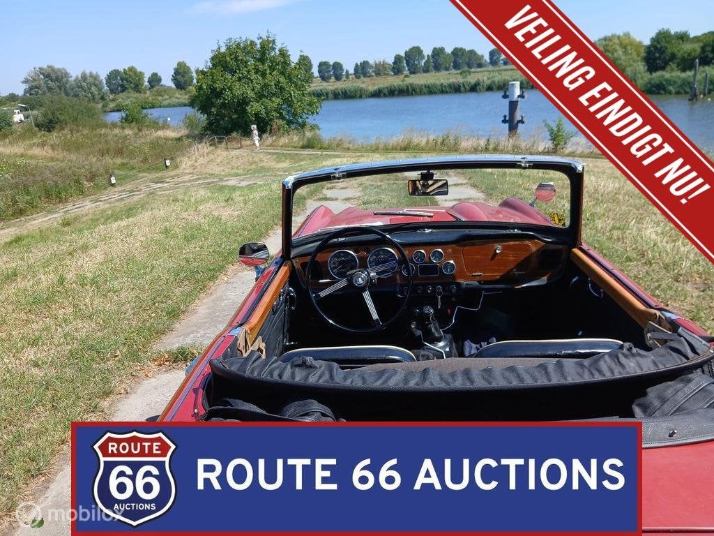 Triumph TR4A | 1968 | Route 66 Auctions, Triumph, Zwart, Bedrijf, Handgeschakeld