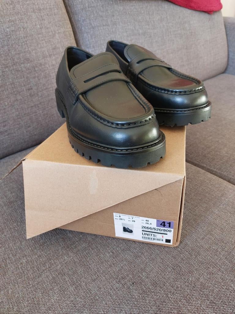 Zara 41 zwarte mocassin NIEUW, Kleding | Heren, Schoenen, Ophalen of Verzenden, Zwart