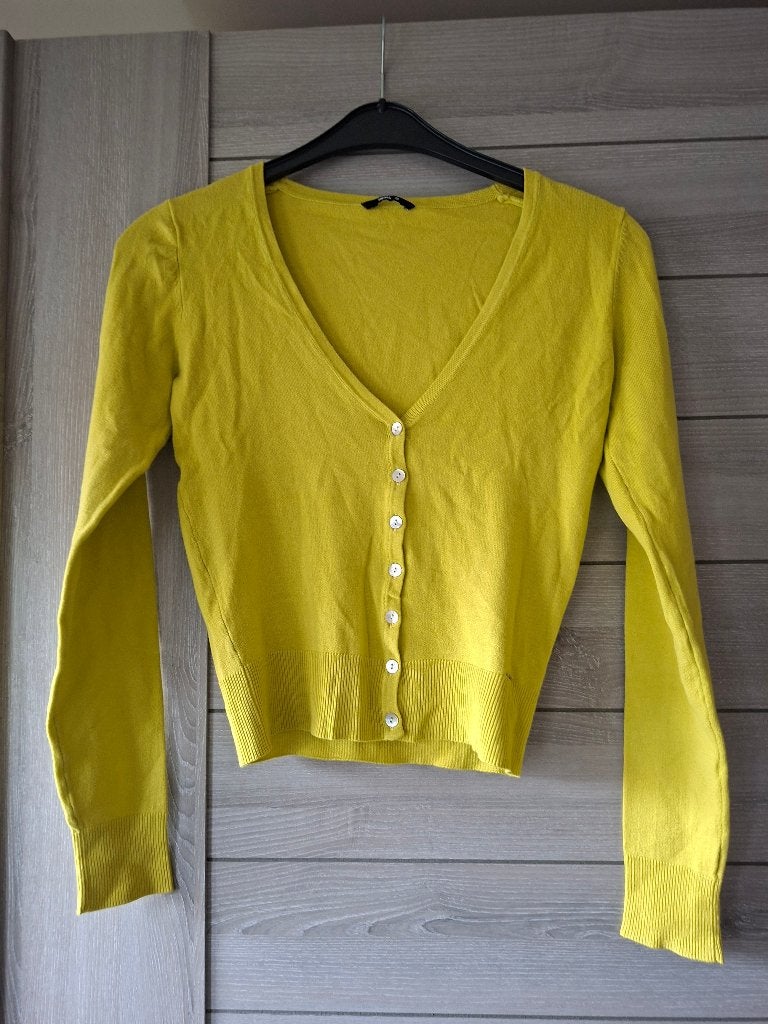 Geelgroene gilet maat S, Geel, Ophalen of Verzenden, Zo goed als nieuw, Maat 34 (XS) of kleiner