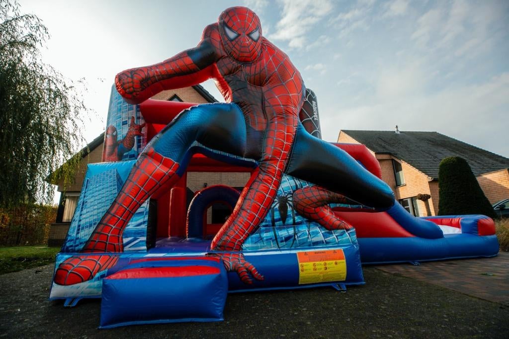 Spiderman springkasteel te huur, Verzenden