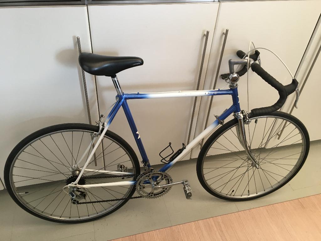 Retro koersfiets (56) Ludo rijklaar, Fietsen en Brommers, Fietsen | Racefietsen, 28 inch, Gebruikt, 53 tot 57 cm, Ophalen