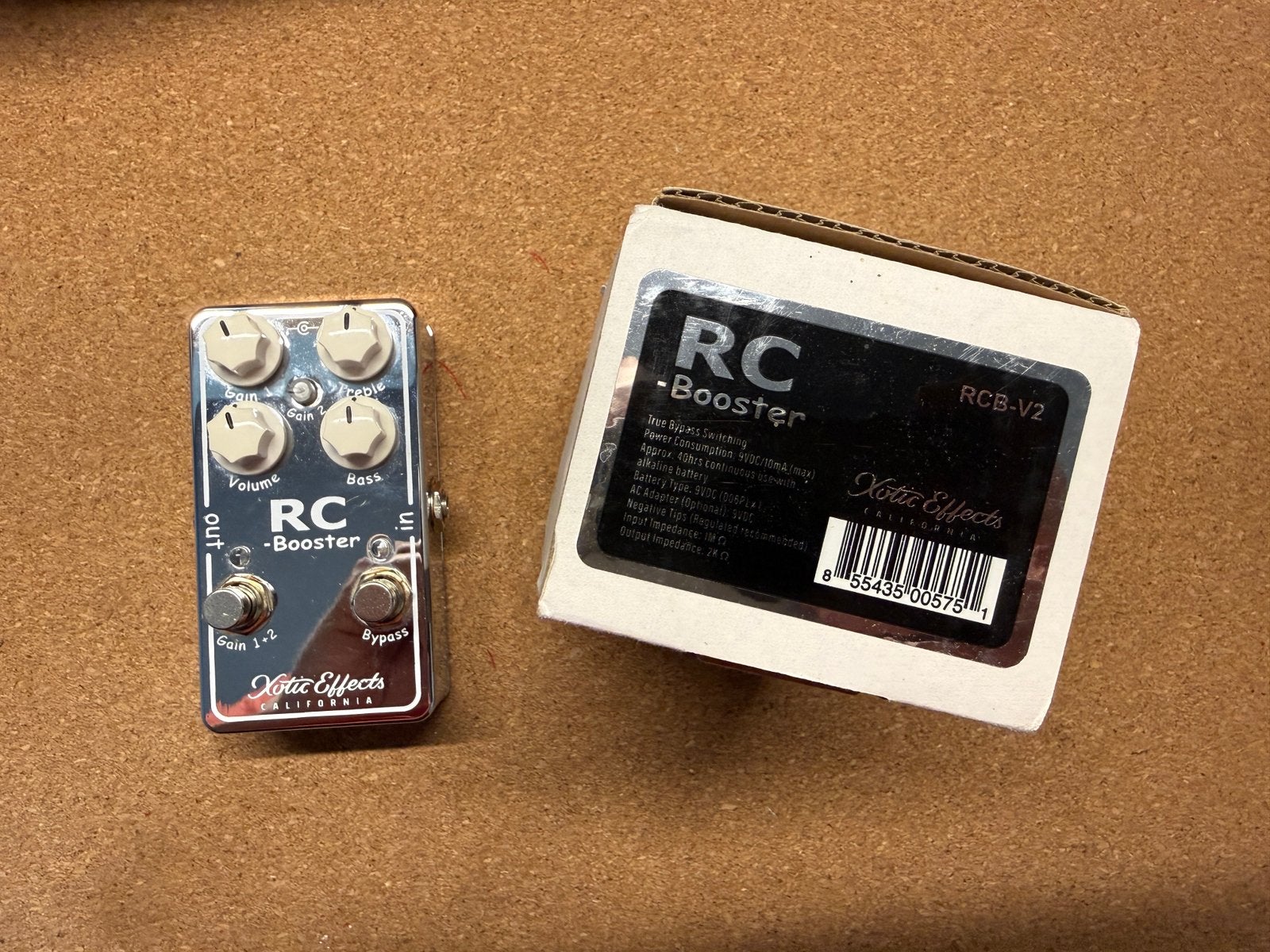 Xotic RC Booster V2, Muziek en Instrumenten, Ophalen, Zo goed als nieuw