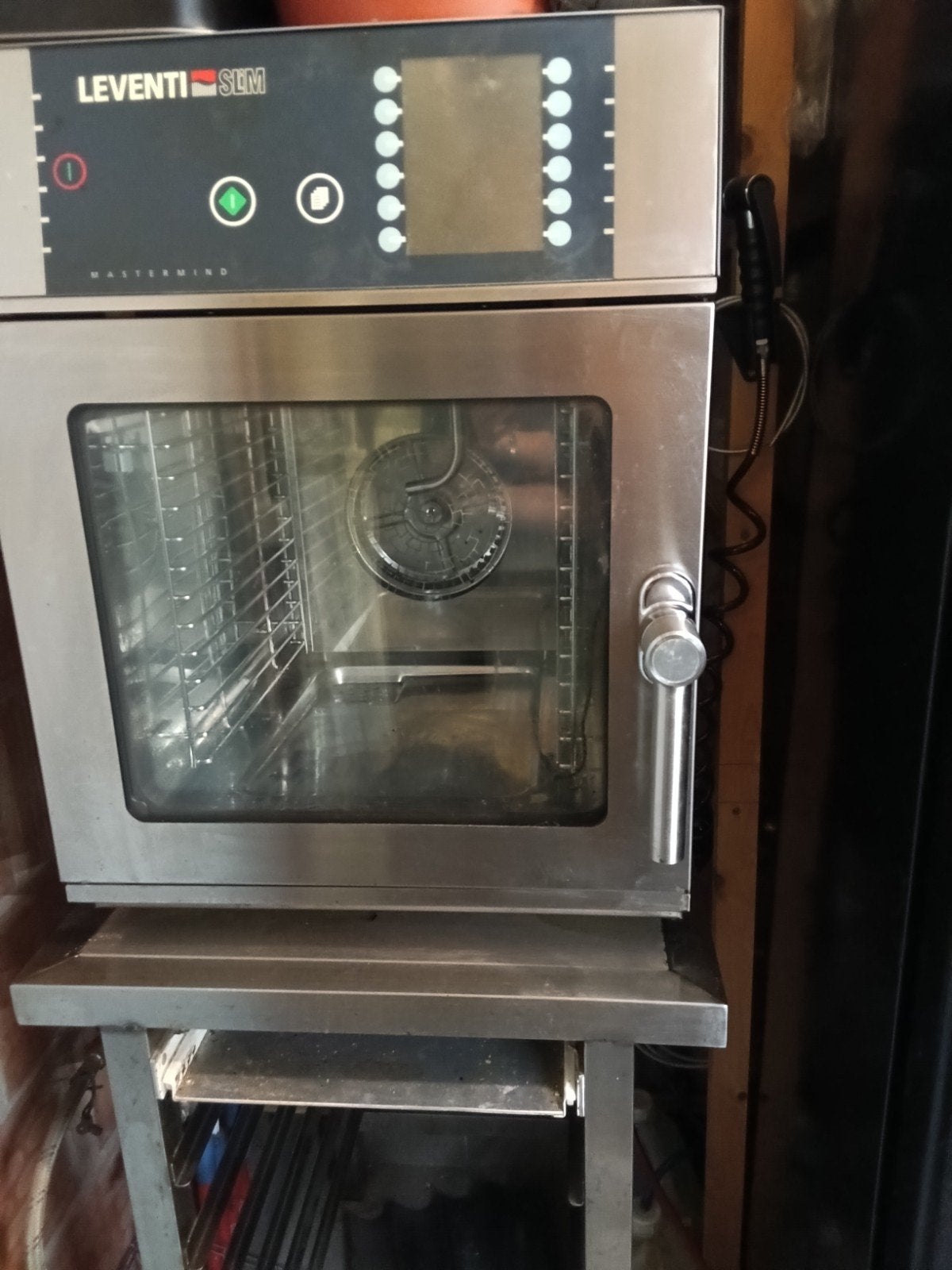 Professionele oven, Ophalen, Oven