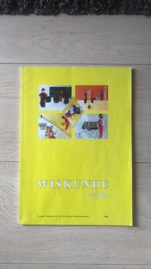 Boek; Wiskunde leerplan., Enlèvement