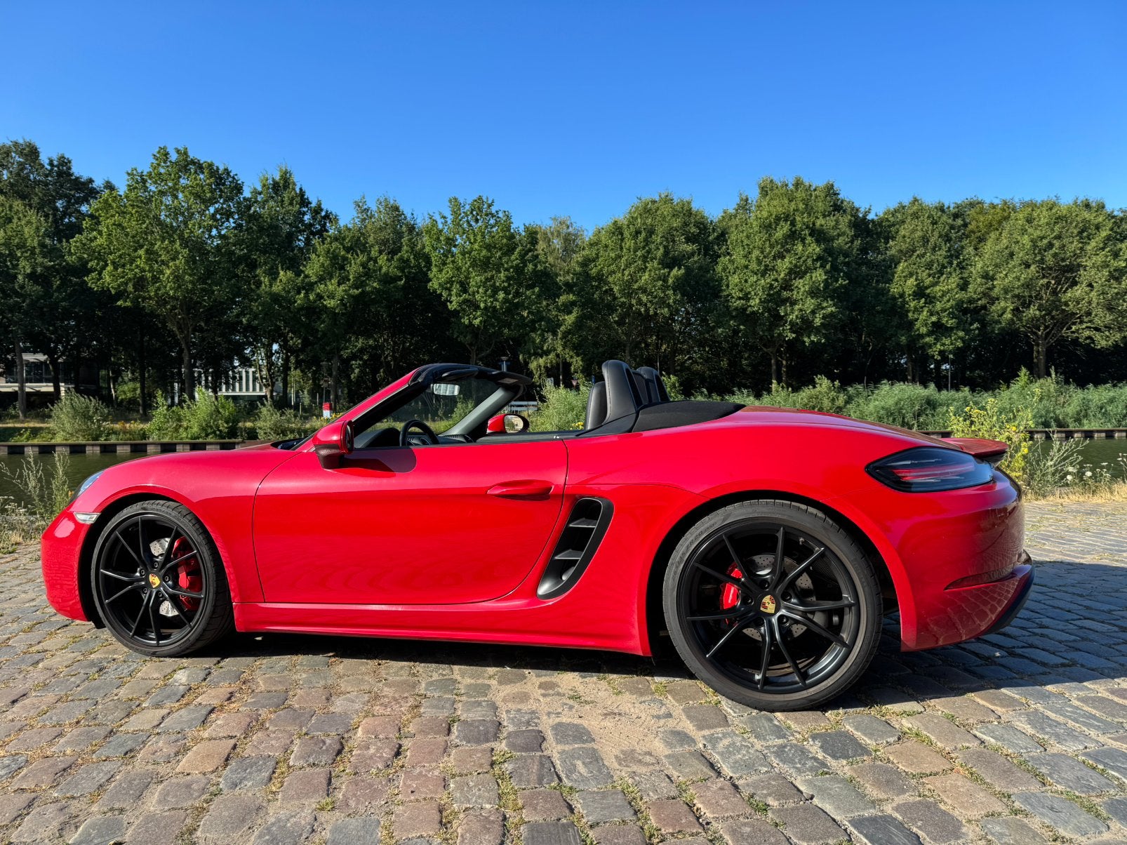 Porsche boxster S van 2017 met 350 pk , type 718, Auto's, Automaat, Zwart, Particulier, Te koop