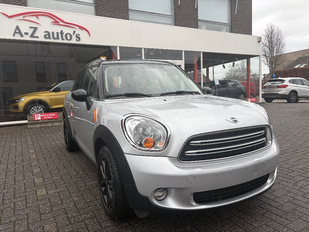 Sièges en cuir à essence Mini Cooper Countryman 1.6, Argent ou Gris, Noir, 5 portes, 5 places