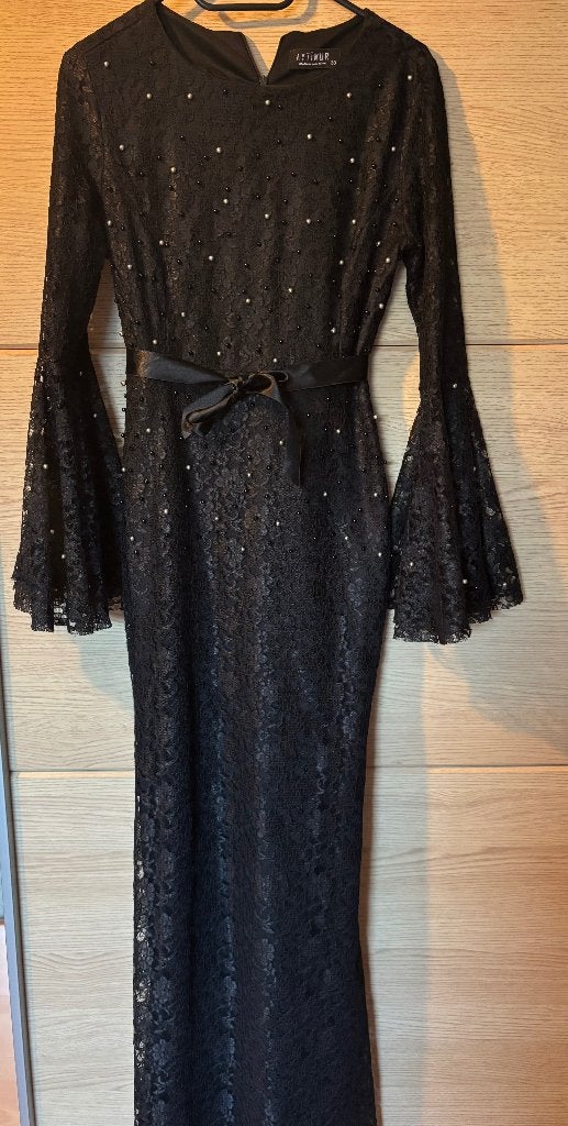Robe de soirée, Kleding | Dames, Jurken, Maat 38/40 (M), Autre, Verzenden, Zwart