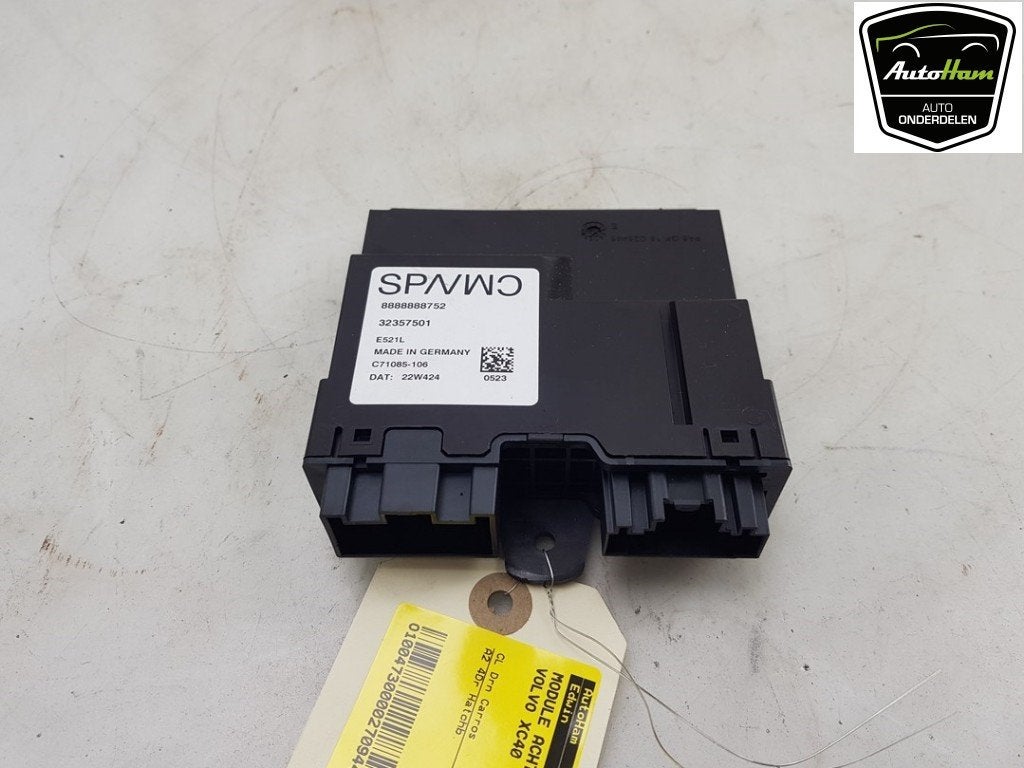MODULE DE COMMANDE DU HAYON XC40 (XZ) (|32357501|32256514|), Dhr. J. Ham, Administratie@autoham.nl, Nijkerkerstraat 27a 27a
3821 CD  AMERSFOORT, NL