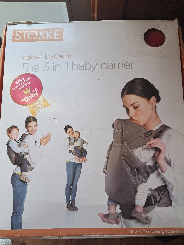 Stokke, draagzak/rugzitter 3 in 1, Kinderen en Baby's, Babydragers en Draagdoeken, Buik of Rug, Zo goed als nieuw, Draagzak, Ophalen
