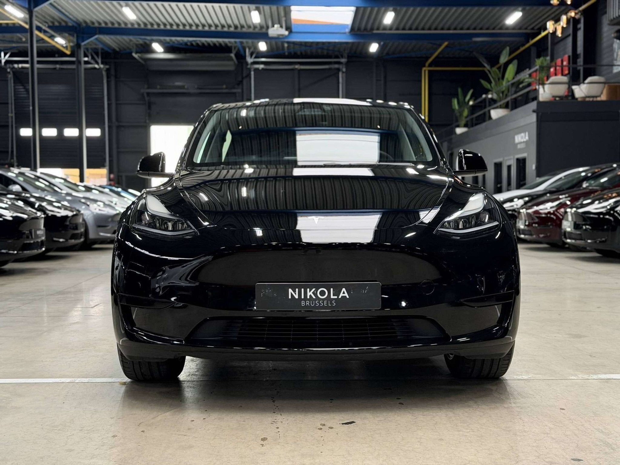 Tesla Model Y PREMIUM RWD - HARDWARE 4 - AUTOPILOT - FULL BL, Auto's, Achterwielaandrijving, Gebruikt, Zwart, Adaptive Cruise Control
