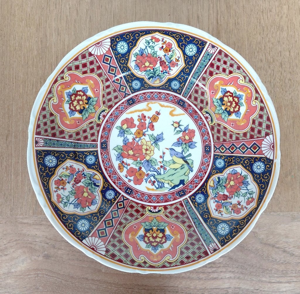 Assiette murale japon, Imari, marque Yamatoku, période Meiji, Antiquités & Art, Enlèvement ou Envoi