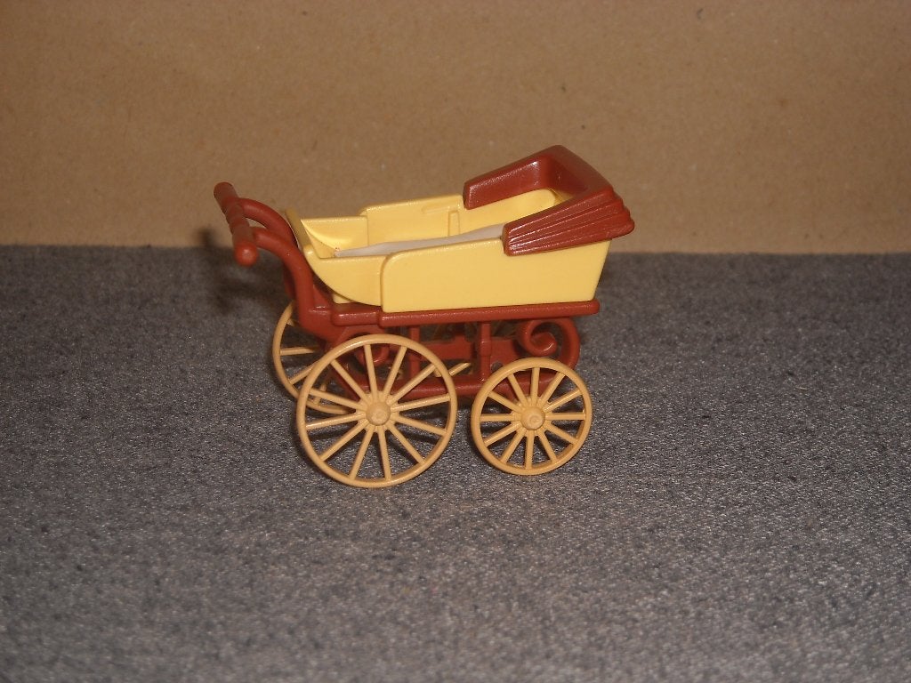Playmobil kinderwagen, Ophalen of Verzenden, Gebruikt, Popje