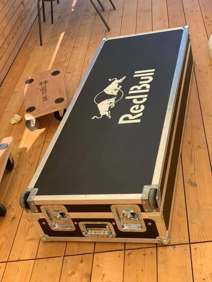 Discobar Red Bull flightcase, Muziek en Instrumenten, Ophalen, Zo goed als nieuw, Flightcase