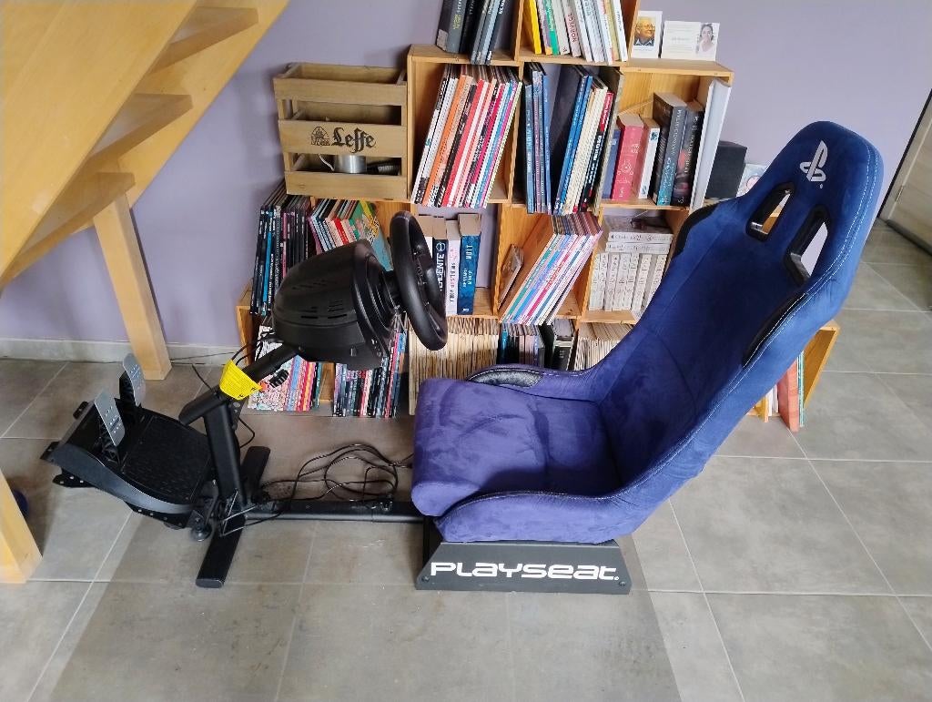 Thrustmaster T300 RS + Playseat Evolution Playstation Set, Ophalen, Zo goed als nieuw, Playseat of Racestoel, PlayStation 3