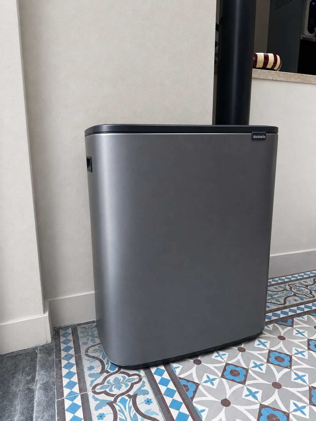 Brabantia touch bin vuilnisbak 2x30l, Huis en Inrichting, Woonaccessoires | Prullenbakken, Ophalen