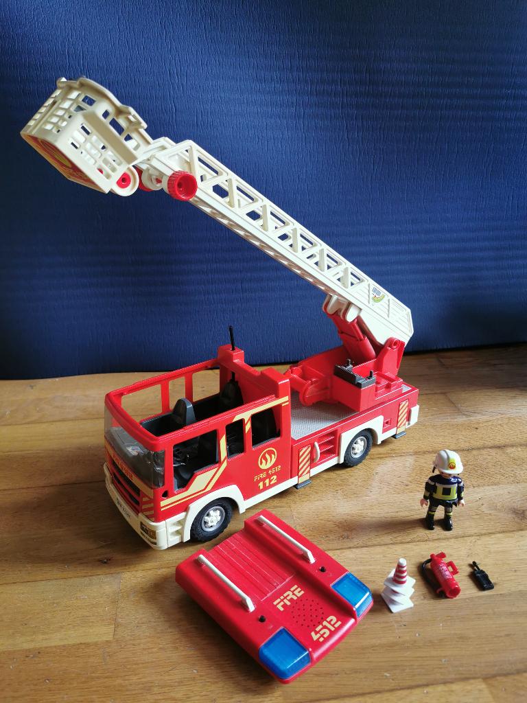 Grote Brandweerwagen van playmobil, Kinderen en Baby's, Speelgoed | Playmobil, Ophalen, Gebruikt, Los Playmobil
