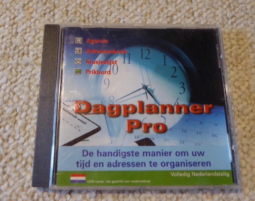 CD " Dagplanner Pro ", Ophalen, Gebruikt