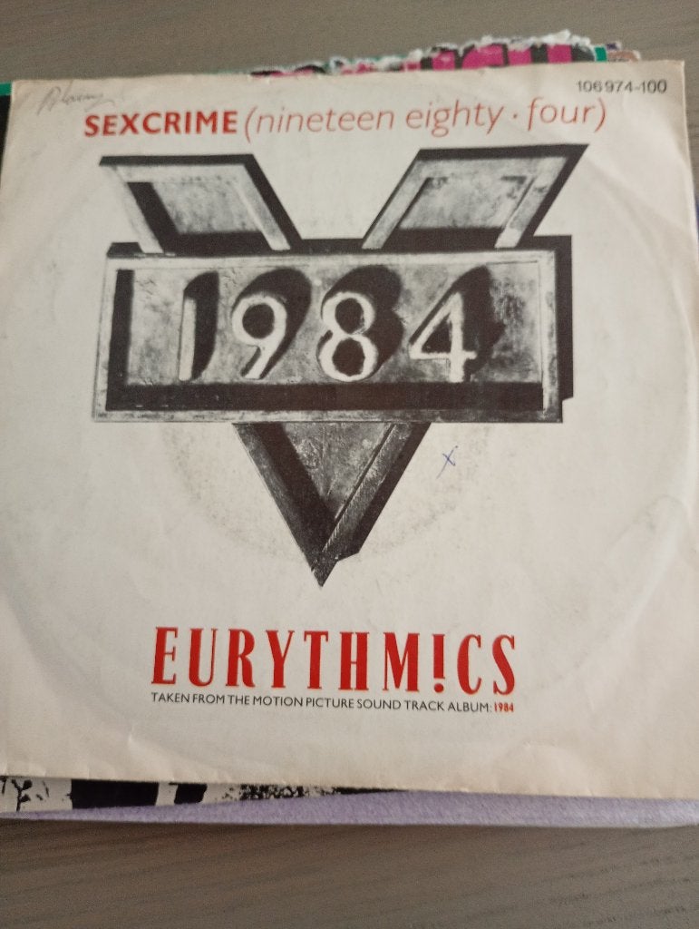 Eurythmics - Sexcrime, Gebruikt, Verzenden, 7 inch, Fotohoes