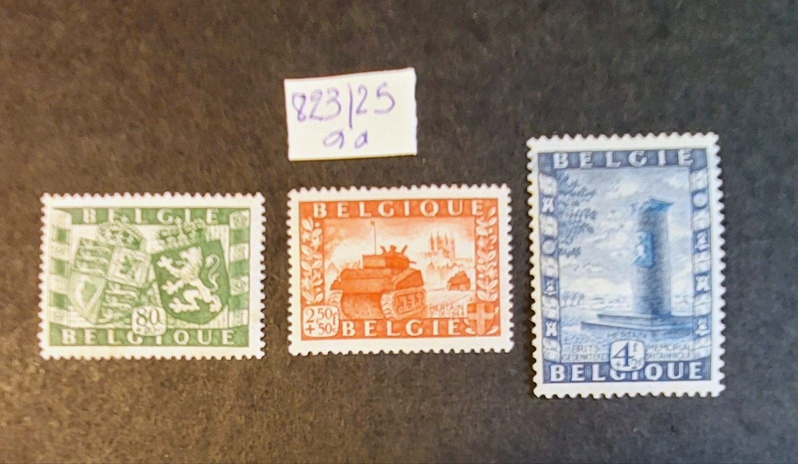 Belgique 823/25 état neuf côte 16€, Postzegels en Munten, Postzegels | Suriname, Verzenden