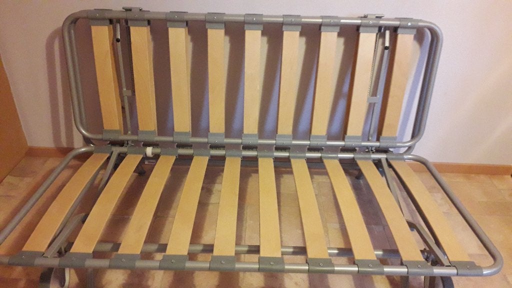 slaapbank (2 persoonsbed + sofa), incl. matras (KOTSTUDENT), Ophalen, Gebruikt, Tweepersoons