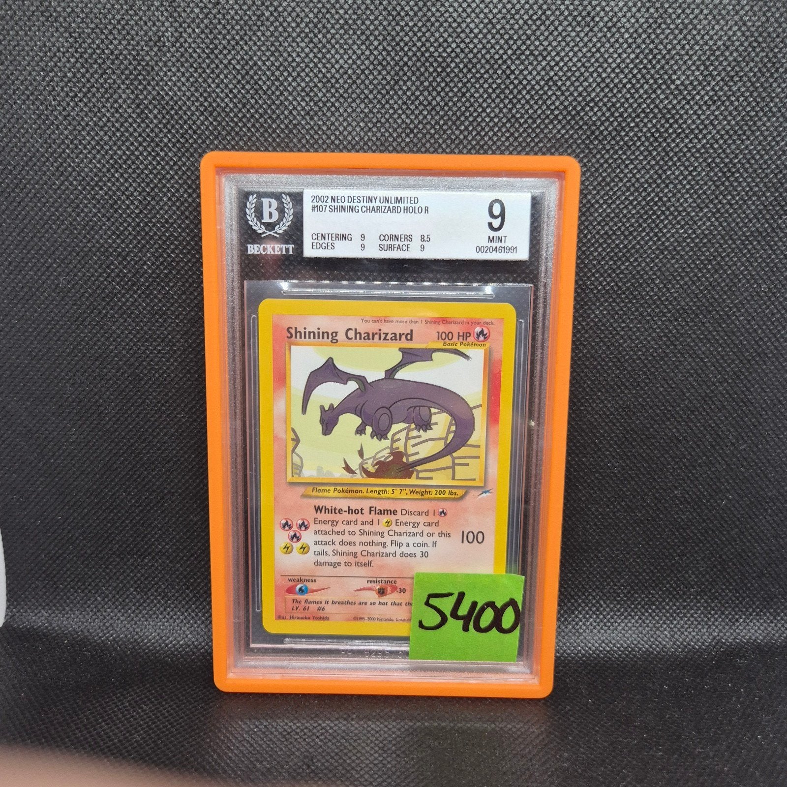 Shining Charizard Holo Neo Destiny BGS 9, Ophalen of Verzenden