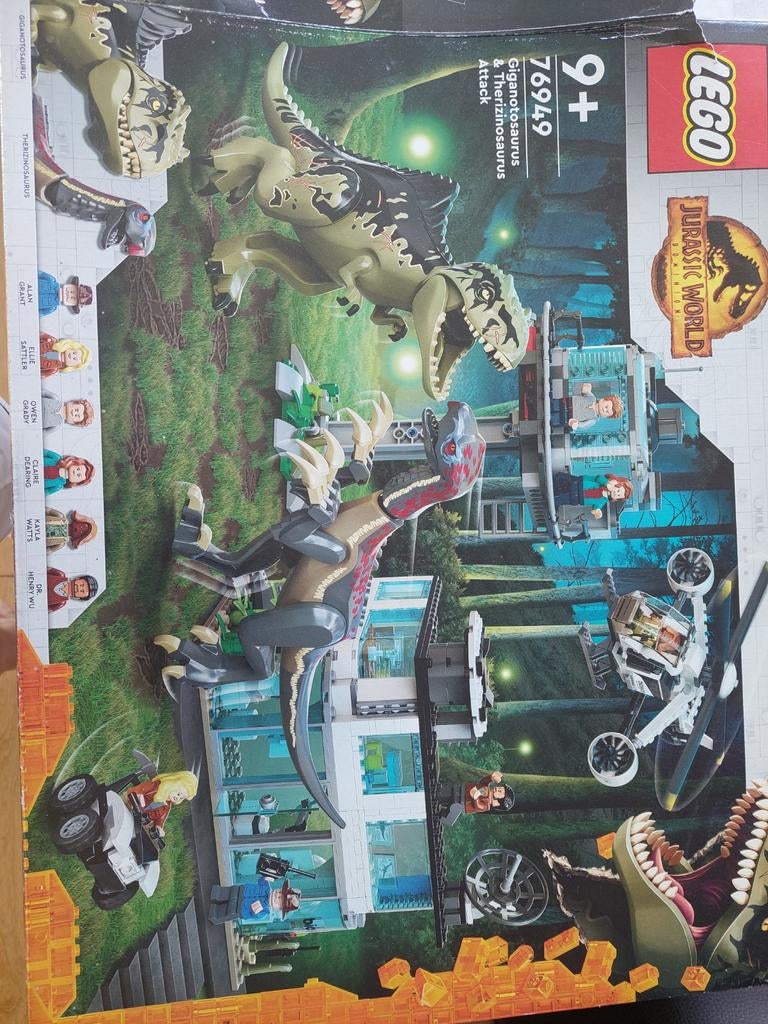 LEGO Jurassic World 76949 Giganotosaurus & Thériz, Enfants & Bébés, Jouets | Duplo & Lego, Comme neuf, Lego, Ensemble complet