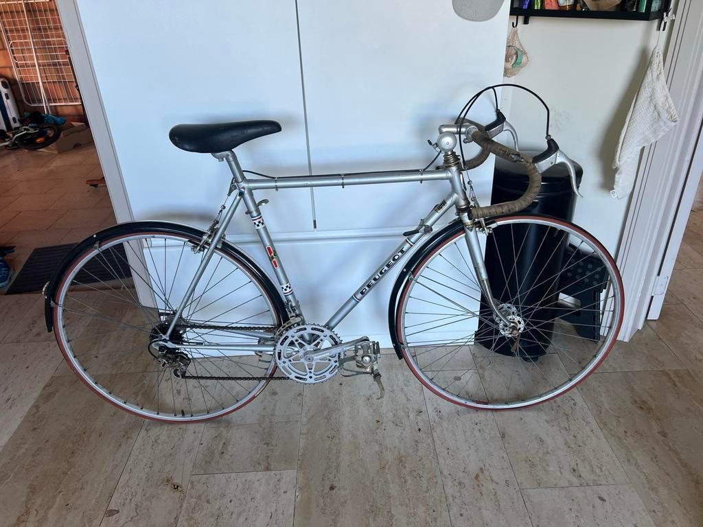 Vintage Peugeot Racefiets–10 Versnellingen –Retro Klassieker, Fietsen en Brommers, 47 tot 51 cm, Ophalen, Schijfrem, Jaren '60 of nieuwer