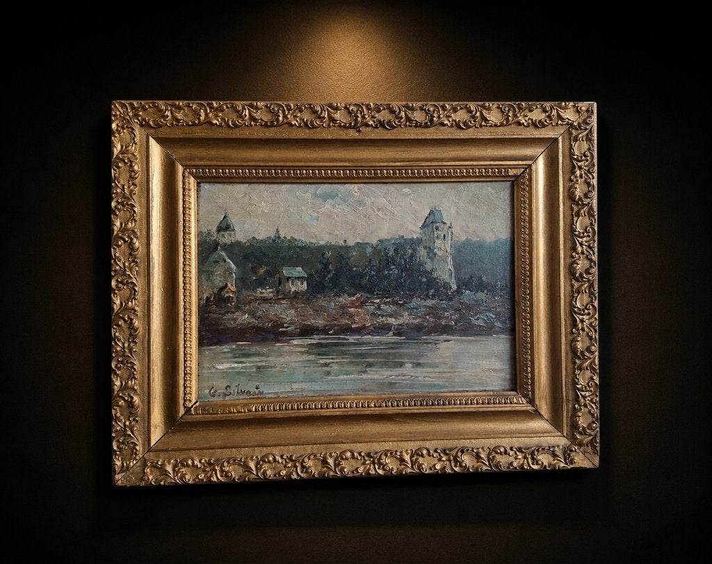 La Citadelle, Antiek en Kunst, Kunst | Schilderijen | Klassiek, Bijzondere lijst, Impressionistisch, Ophalen of Verzenden, Olieverf