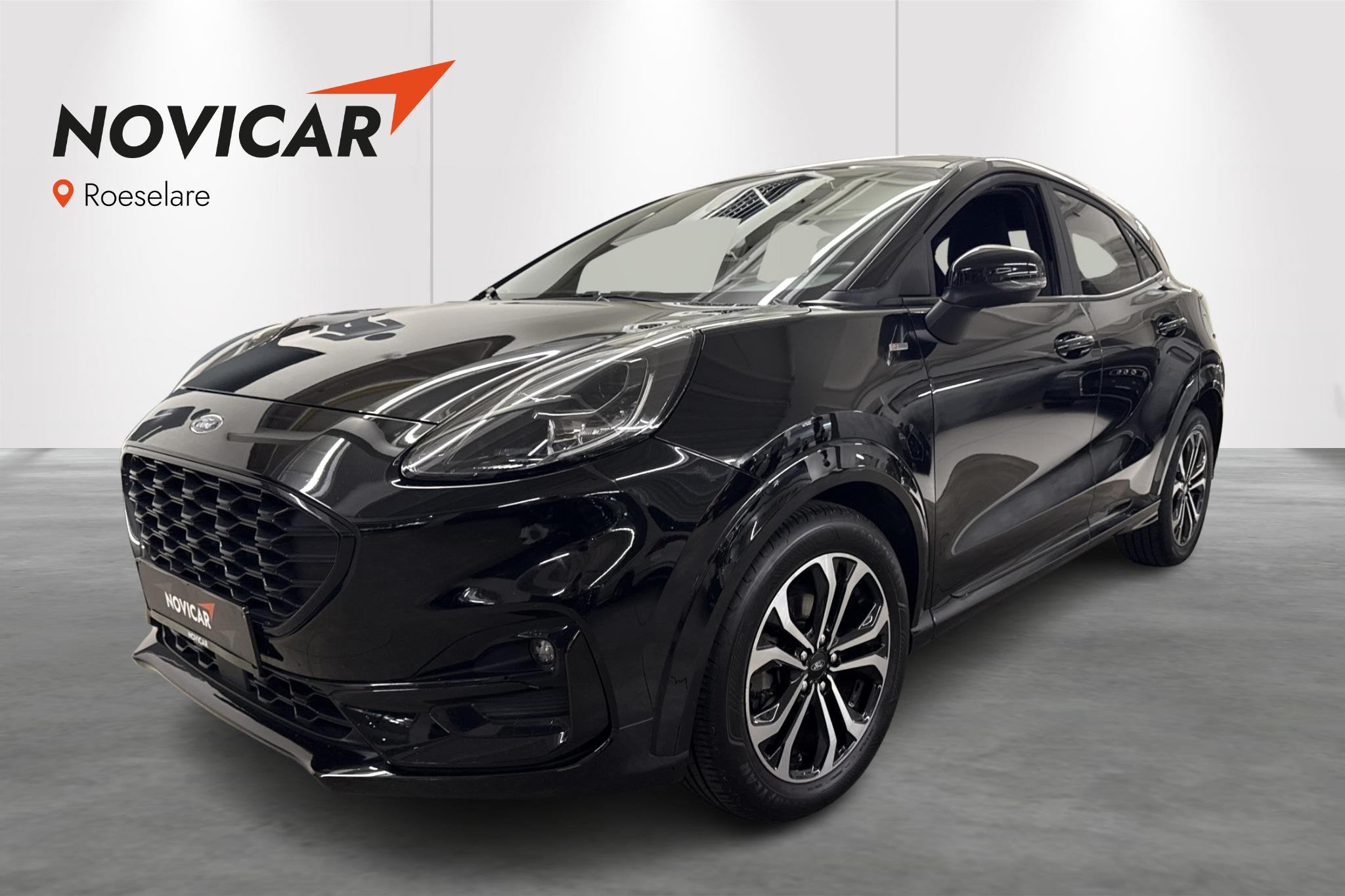 Ford Puma 1.0i Ecoboost 92kW ST-Line, Auto's, Voorwielaandrijving, Automatische klimaatregeling, Stof, Zwart