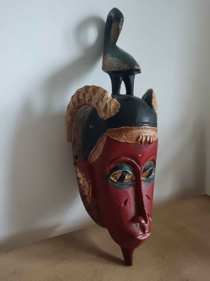 Guro tribal masker, Afrika, Ophalen, Masker