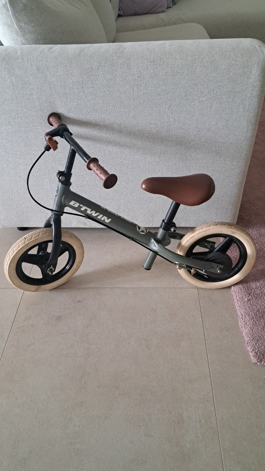 Loopfietsje Btwin, Enlèvement