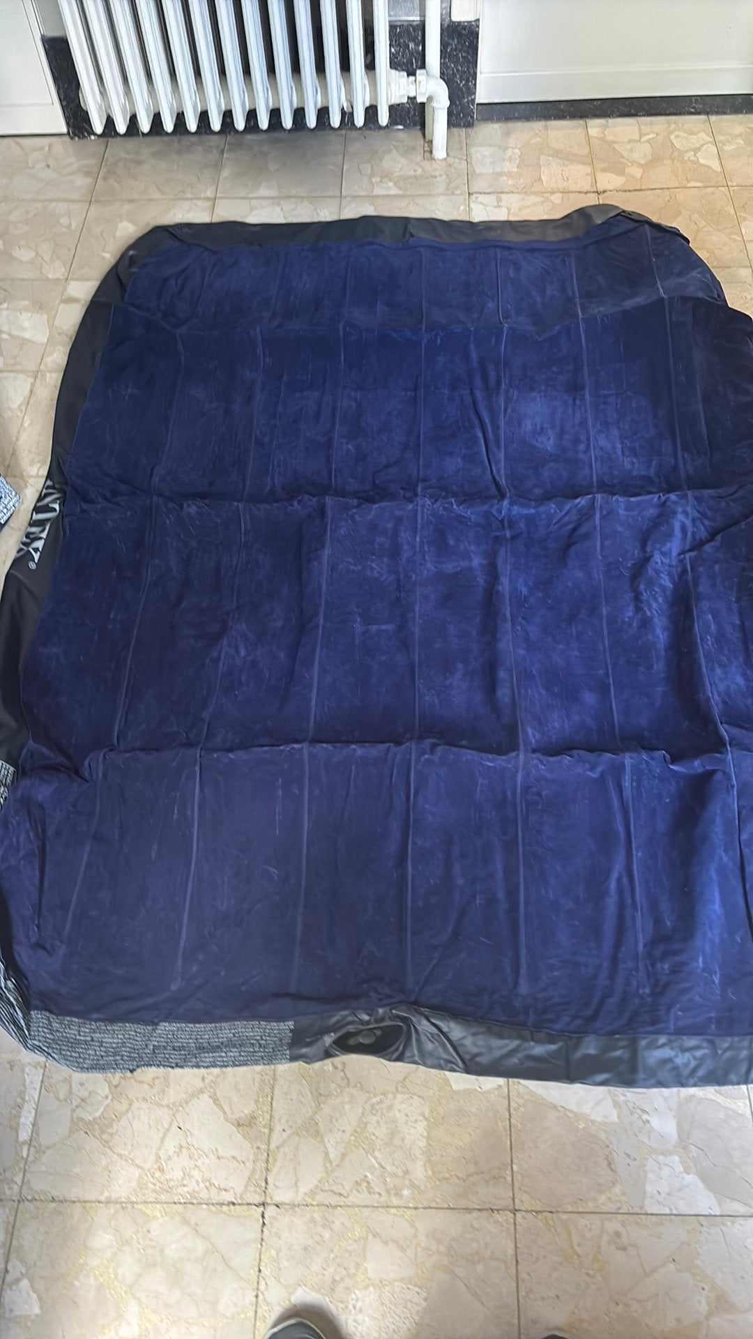 Opblaasbare 2 persoons matras / luchtbed, Ophalen, Gebruikt