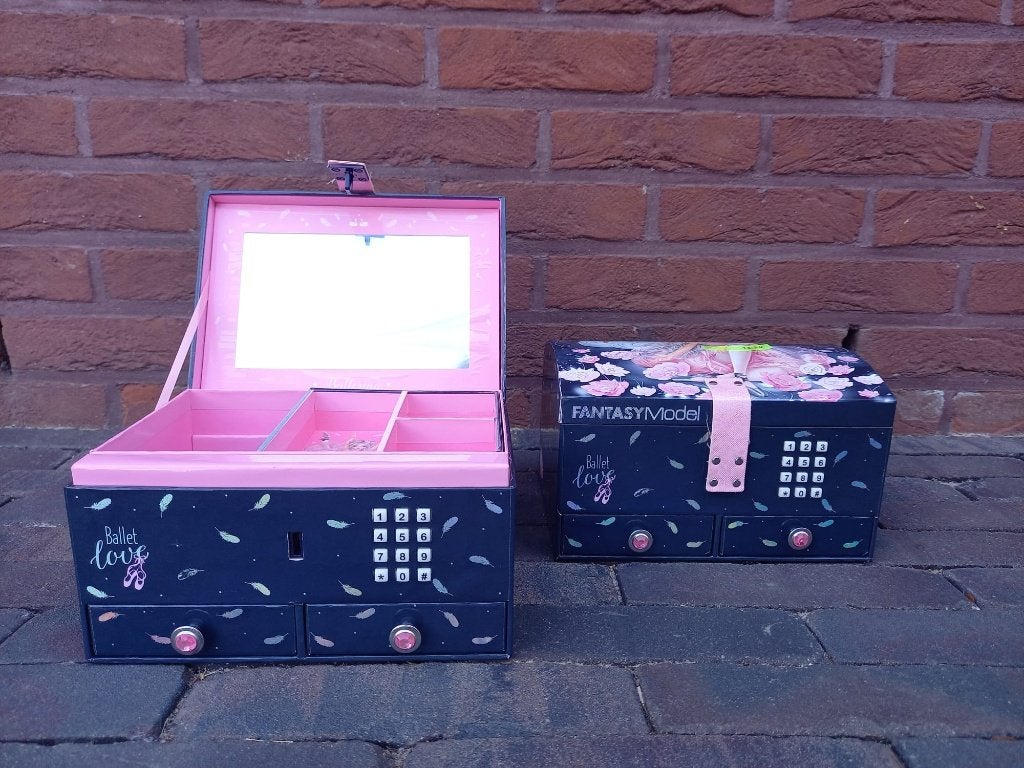 2 x Muzikale Juwelendoos met Geheim Cijferslot, Ophalen, Zo goed als nieuw