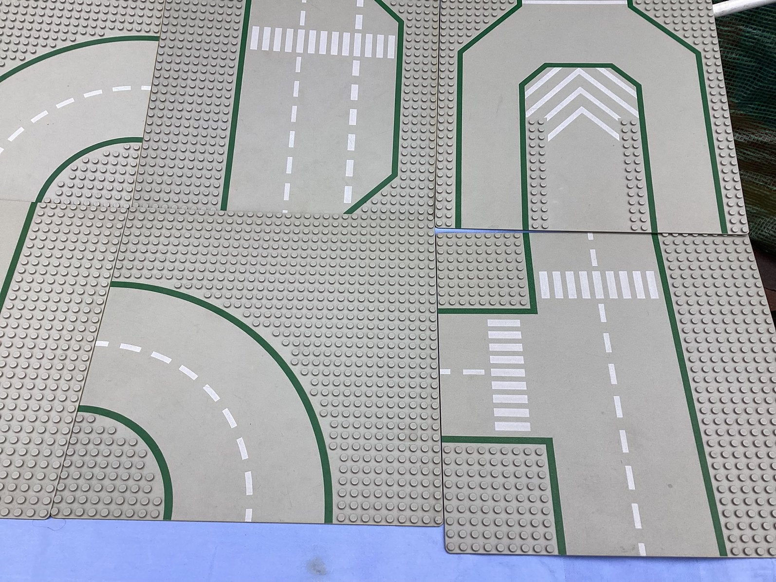 Lego grijze straat platen wegenplaten, Ophalen of Verzenden, Zo goed als nieuw, Lego