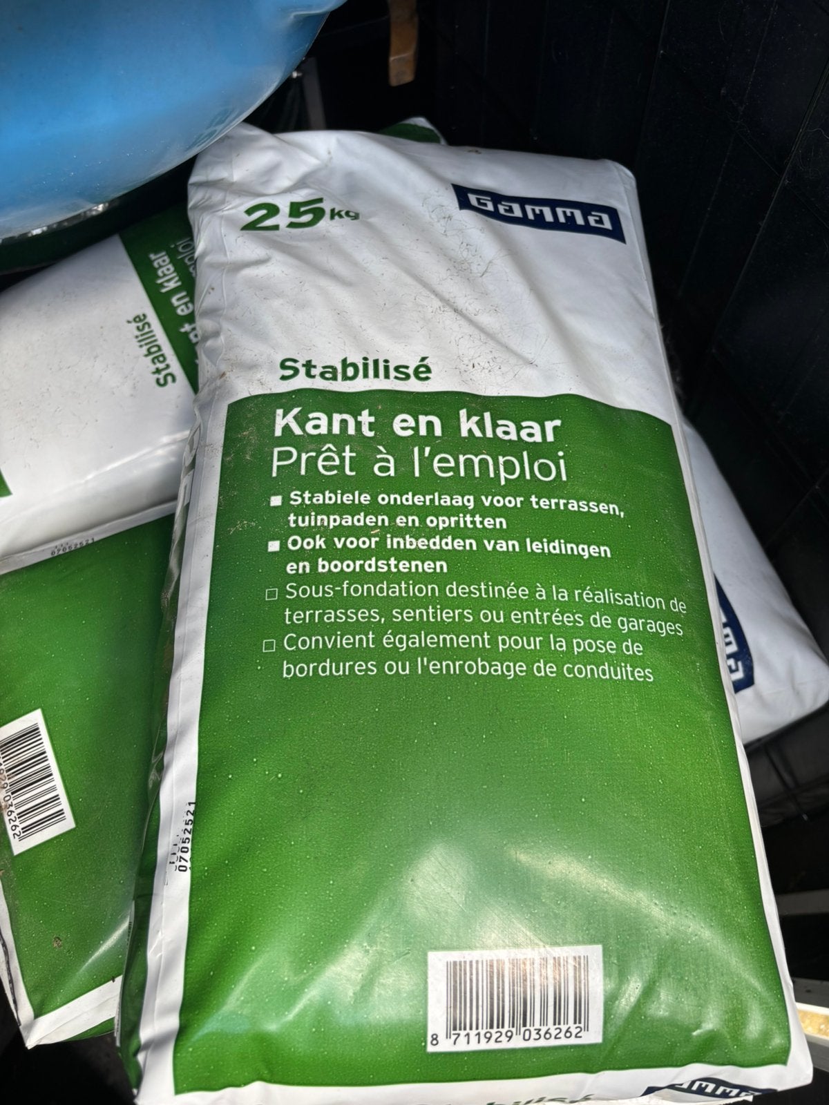 Stabilisé 25kg x 24zakken, Ophalen, Nieuw