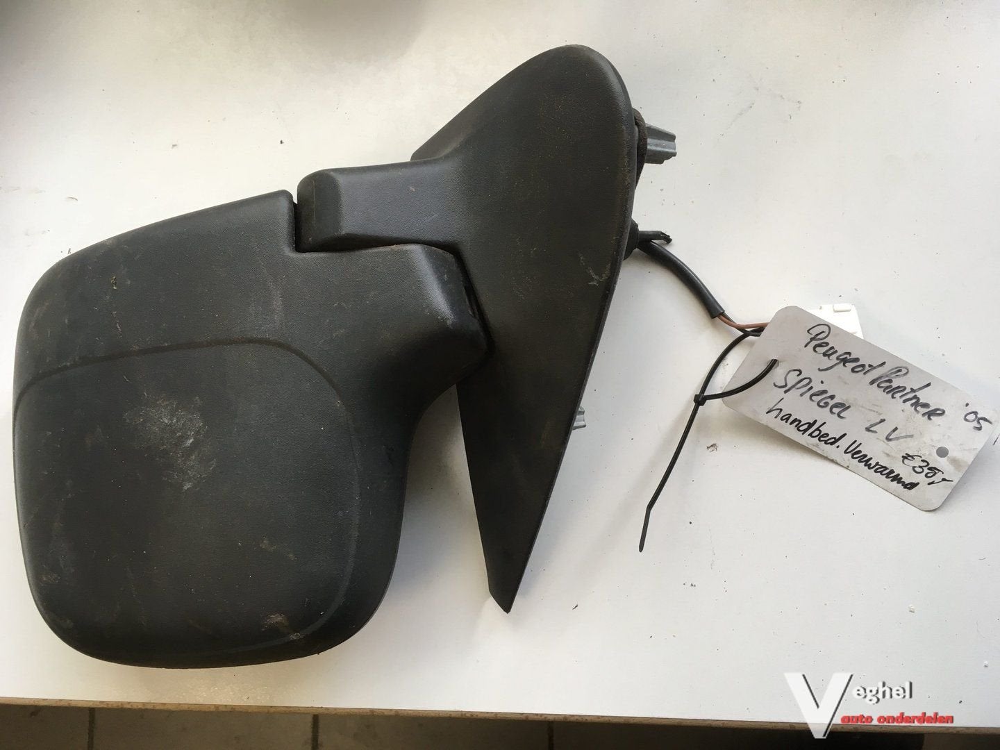 Peugeot Partner Spiegel Lv handbed verwarmd '05, Gebruikt, -, -, Ophalen of Verzenden