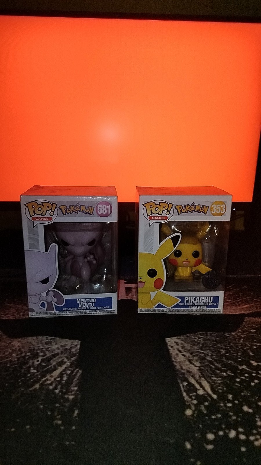 Pokémon Funko Pop Mewtwo & Pikachu, Ophalen, Zo goed als nieuw