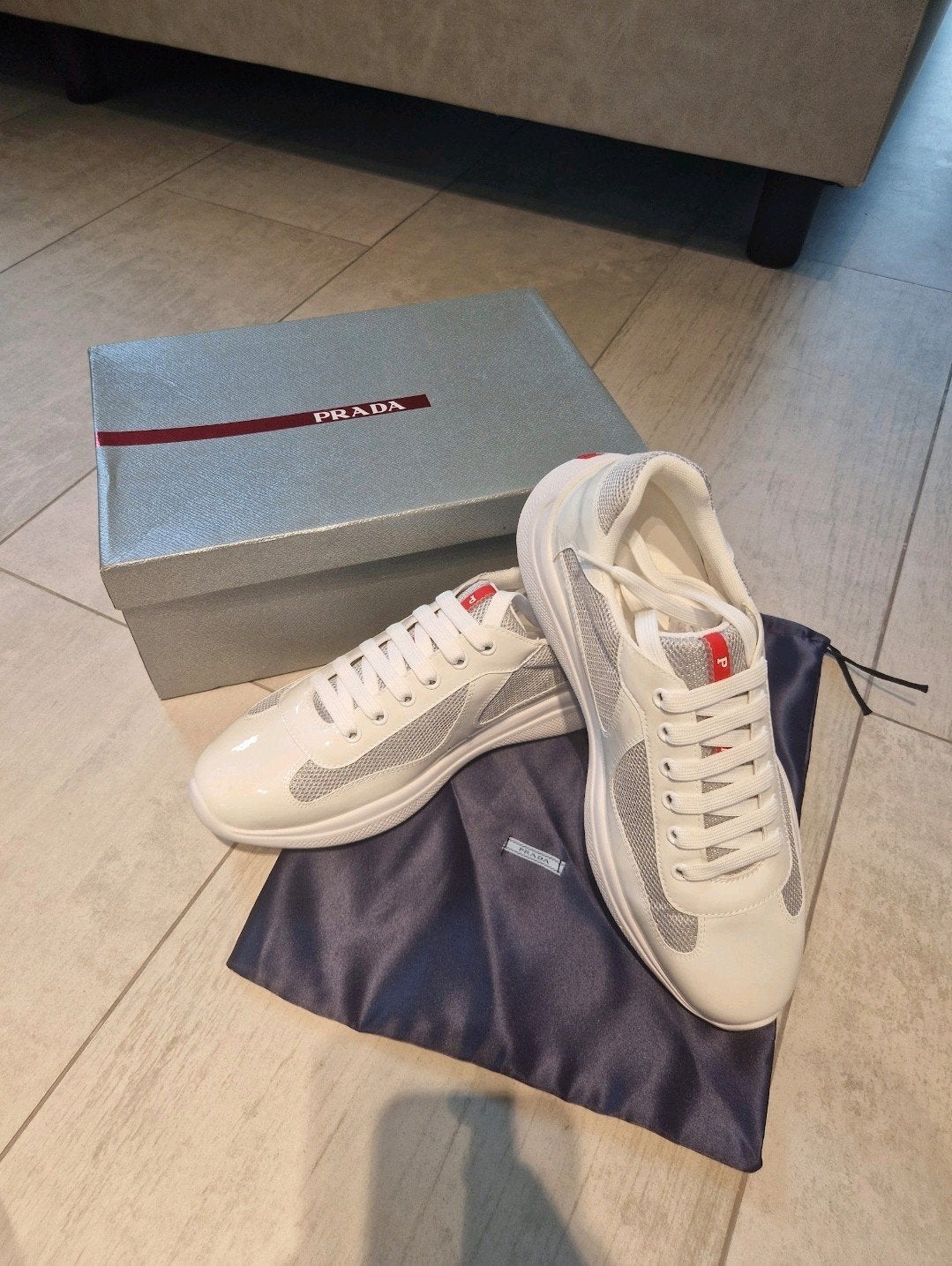 Prada Cups - Blancs (VOIR DESCRIPTION), Vêtements | Hommes, Chaussures, Enlèvement ou Envoi, Blanc