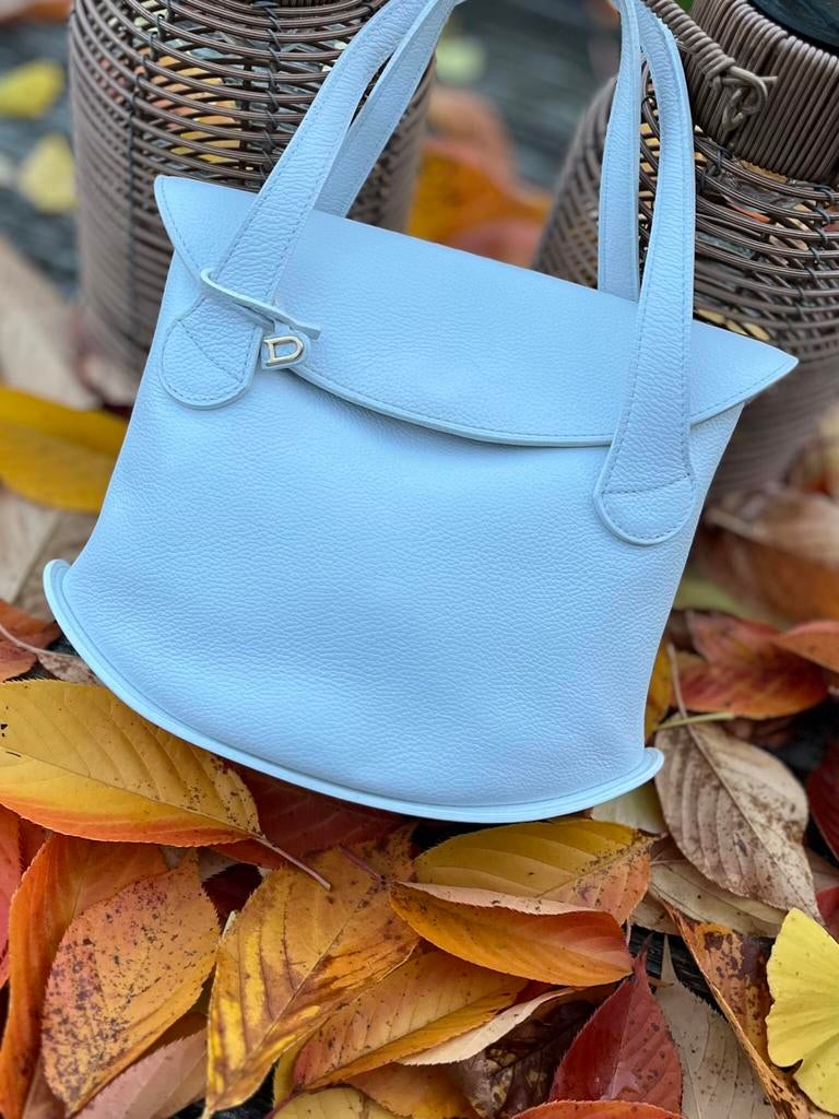 Prachtige Vintage Delvaux Songé met certificaat (2005), Ophalen, Zo goed als nieuw, Wit, Handtas