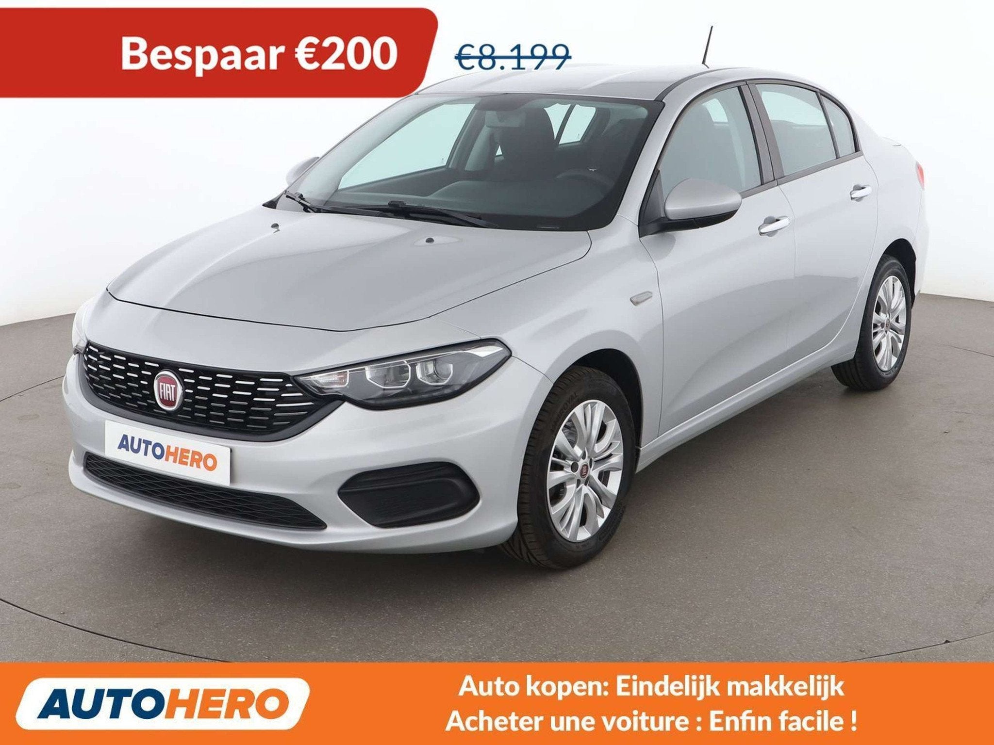 Fiat Tipo 1.4 Pop (bj 2019), Auto's, Fiat, Voorwielaandrijving, 4 deurs, Stof, Gebruikt