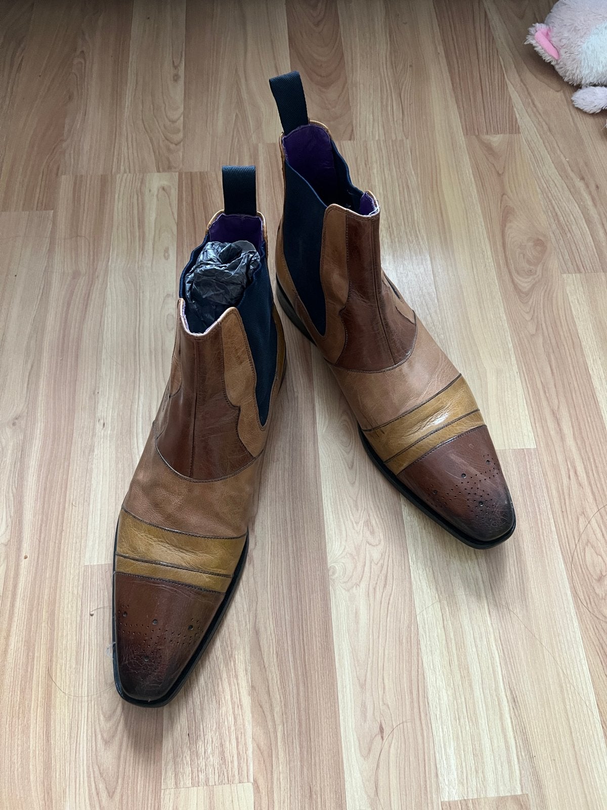 Melvin & Hamilton men’s leather Chelsea boots  44/45, Enlèvement ou Envoi, Comme neuf, Bottes