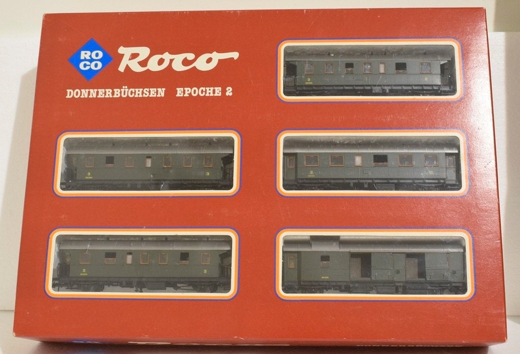Modeltreinen Roco 5 wagons als Nieuw, Hobby en Vrije tijd, Gelijkstroom, Ophalen of Verzenden, Roco, Analoog