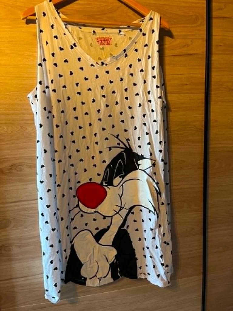 slaapkleed wit hartjes xxl, Vêtements | Femmes, Grandes tailles, Enlèvement ou Envoi, Porté, Blanc