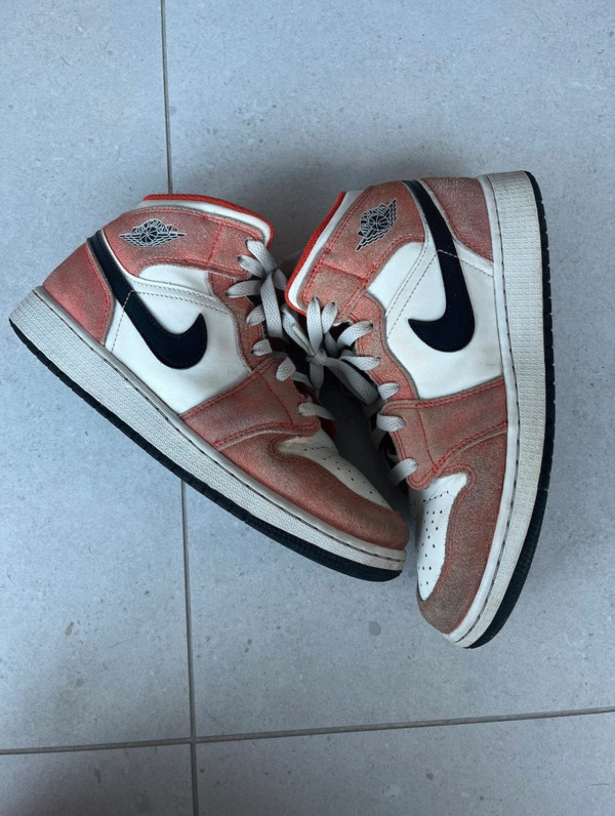 Air jordan 1 met originele doos, Sneakers et Baskets, Enlèvement, Porté, Orange